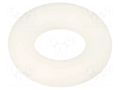 O-ring gasket; silicone; Thk: 2mm; Øint: 4mm; white; -60÷160°C ORING USZCZELNIENIA TECHNICZNE O-4X2-SI-WH