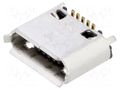 Connector: USB B micro; socket; SMT; PIN: 5; vertical; USB 2.0; 1.8A GCT USB3160-30-0070-1C