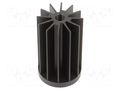 Heatsink; LED; W: 45mm; H: 68mm; black; Shape: round; STAR LED Advanced Thermal Solutions ATSEU-077A2-C1-R1