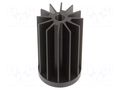 Heatsink; LED; W: 45mm; H: 68mm; black; Shape: round; STAR LED Advanced Thermal Solutions ATSEU-077A2-C1-R1
