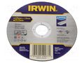 Cutting wheel; Ø: 125mm; Øhole: 22.23mm; aluminium IRWIN IRW-IW8082131