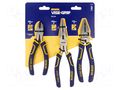 Kit: pliers; cutting,universal,elongated; 3pcs. IRWIN IRW-10505483