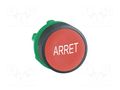 Switch: push-button; 22mm; Stabl.pos: 1; red; none; IP66; flat; Pos: 2 SCHNEIDER ELECTRIC ZB5AA433