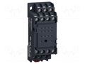 Socket; 7A; for DIN rail mounting; screw terminals; plastic; RXM SCHNEIDER ELECTRIC RXZE1M4C