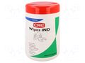 Cleaning cloth: cloth; orange; 50pcs; 270x220mm; presaturated CRC CRC-WIPES/50
