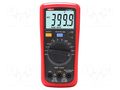 Digital multimeter; LCD; (3999); VDC: 400mV,4V,40V,400V,1kV UNI-T UT136C+