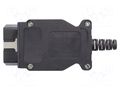 Connector: diagnostic OBD II; black; 10A; Insulation: polyamide SCHÜTZINGER SET747124VGB-SW