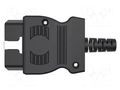 Connector: diagnostic OBD II; black; 10A; Insulation: polyamide SCHÜTZINGER SET9061OBDII24V-SW