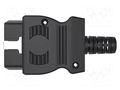 Connector: diagnostic OBD II; black; 10A; Insulation: polyamide SCHÜTZINGER SET915612V-SW