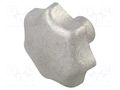 Knob; Ø: 63mm; aluminium; Ømount.hole: 12mm; DIN 6336; matt ELESA+GANTER DIN6336AL63-B12CMT