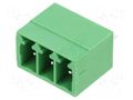 Pluggable terminal block; 3.5mm; ways: 3; straight; socket; male AMPHENOL ANYTEK OQ0312500000G