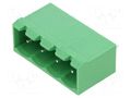 Pluggable terminal block; 5mm; ways: 4; straight; socket; male AMPHENOL ANYTEK OQ0471500000G