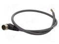 Connector: M23; plug; PIN: 19; female; cables; straight; IP67; 8A LUMBERG AUTOMATION RKWU19-242/1M