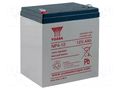 Re-battery: acid-lead; 12V; 4Ah; AGM; maintenance-free YUASA ACCU-HP4-12/Y