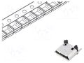 Connector: USB B micro; socket; SMT; PIN: 5; vertical; USB 2.0; 1.8A GCT USB3140-30-0140-1C
