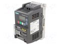 Inverter; Max motor power: 0.25kW; Usup: 200÷240VAC; 0÷599Hz; IN: 6 SIEMENS 6SL3210-5BB12-5BV1