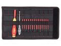 Kit: screwdrivers; insulated; 1kVAC; SoftFinish® electric; 16pcs. WIHA WIHA.36068