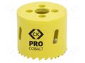 Hole saw; 64mm; aluminium,wood,metal,brass,steel,cast iron; PRO C.K CK-424020