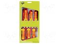 Kit: screwdrivers; insulated; Pozidriv®,slot; 6pcs. IRIMO SA.459V-6A-C