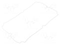 Gasket; Gasket material: silicone GAINTA A3783SEAL
