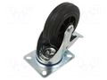 Transport wheel; Ø: 100mm; W: 30mm; H: 128mm; torsional with lock COLSON BPPM-1001-2100