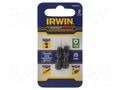Screwdriver bit; Torx®; TX30; Kind: impact; 2pcs; IMPACT PRO IRWIN IRW-IW6061612