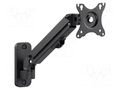 Monitor holder; 7kg; 17÷27"; Arm len: 393mm; for one monitor GEMBIRD MA-WA1-01