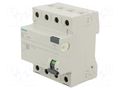 RCD breaker; Inom: 63A; Ires: 30mA; Poles: 3+N; 230/400VAC; IP20 SIEMENS 5SV4346-0