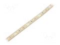 LED tape; white warm; 3528; LED/m: 60; 8mm; white PCB; IP65; 4.8W/m WISVA OPTOELECTRONICS HH-30KGG-3528FAA