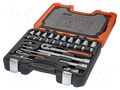 Wrench-set; Mounting: 1/2",1/4"; 41pcs. BAHCO SA.S410