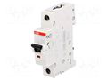 Circuit breaker; 230/400VAC; Inom: 4A; Poles: 1; Charact: D; 10kA ABB S201M-D4