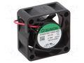 Fan: DC; axial; 12VDC; 40x40x20mm; 18.7m3/h; 28.5dBA; ball; 8200rpm SUNON EF40201BX-A99-A