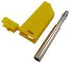 TEST PLUG, 4MM, YELLOW, LAS S G 934100103