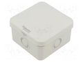 Enclosure: junction box; X: 89mm; Y: 89mm; Z: 51mm; wall mount; IP55 SCHNEIDER ELECTRIC ENN05084