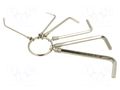 Wrench-set; hex key; steel; 6pcs. IRIMO SA.041111