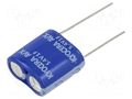 Supercapacitor; THT; 1F; 5.4VDC; 0÷100%; Body dim: 16x18x8mm; 1.57A KYOCERA AVX SCMR18D105PRBB0