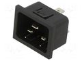 IEC 60320 connector 4793 Connector Inlet 16A C20 SCHURTER 4793.5000