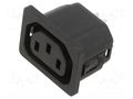 IEC 60320 connector 6610 Connector Outlet 10A F SCHURTER 6610.5015