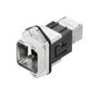 RJ45 connector, IP67, Connection 1: RJ45, Connection 2: RJ45 Weidmuller 1012310000 04032248719969