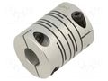 Coupling; Ø: 25mm; Ø1: 8mm; Ø2: 10mm; aluminium ELESA+GANTER 224625B810AL
