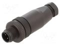 Connector: M12; plug; male; A code-DeviceNet / CANopen; for cable PHOENIX CONTACT SACCM12MSRCONPG7