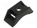 Holder; screw; polyamide; UL94V-2; black; Tie width: 3.6÷12.7mm PANDUIT TMEH-S25-Q0