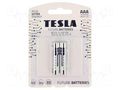 Battery: alkaline; AAA; 1.5V; non-rechargeable; Ø10.5x44.5mm TESLA BATTERIES BAT-LR03S/TESLA-B2