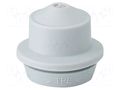 Grommet; elastomer thermoplastic TPE; light grey; 6÷13mm; IP65 HENSEL HENSEL-EDK-20