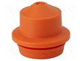 Grommet; elastomer thermoplastic TPE; orange; 6÷13mm; IP65,IP66 HENSEL HENSEL-EDKF-20