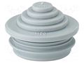 Grommet; elastomer thermoplastic TPE; grey; -25÷35°C; 5÷16mm HENSEL HENSEL-STM-20