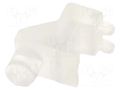 Fiber for LED; Ø3mm; Front: flat; angular,with PCB mounting BIVAR SLP3-200-100-F