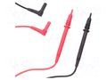 Test leads; Inom: 10A; probe tip,angular banana plug 4mm BRYMEN BL20LP2-C15D