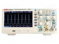 Oscilloscope: digital; Ch: 2; 100MHz; 500Msps; 64kpts; 2n÷50s/div UNI-T UTD2102CL+