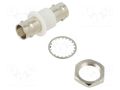 connector BNC adapter, 50 Ohm, stright isolated0 AMPHENOL RF B7771B3-ND3G-50